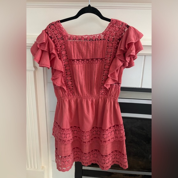 Lulus Pink Ruffle Dress - Picture 4 of 4